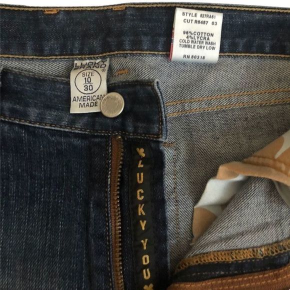 Lucky Brand | Flared Plain Jane, Blue Jeans womens size 10 - Picture 4 of 6